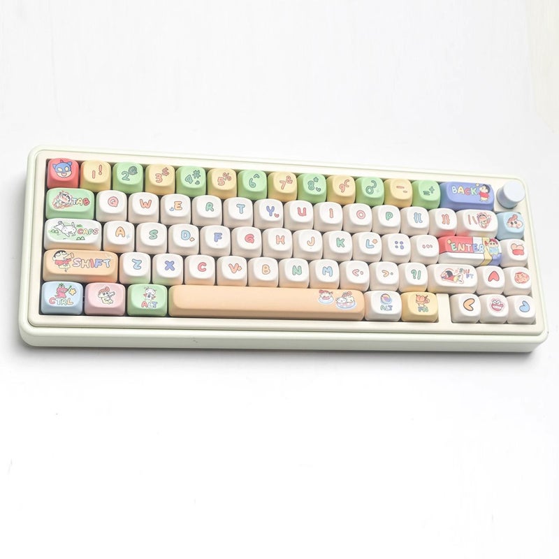 Cute F87Hi Crayon Shin-Chan 754F Sublimation Height 99 Anime K99Hi8 Keycap Amamo10C Others - Image 5
